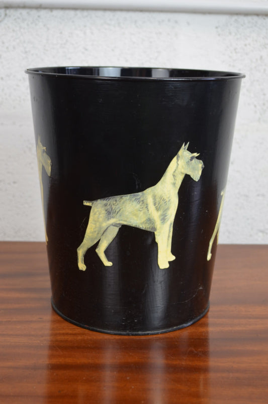 Retro Metal Waste Paper Bin