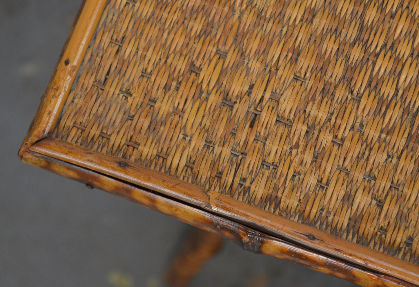 Antique Aesthetic Movement Bamboo Side Table