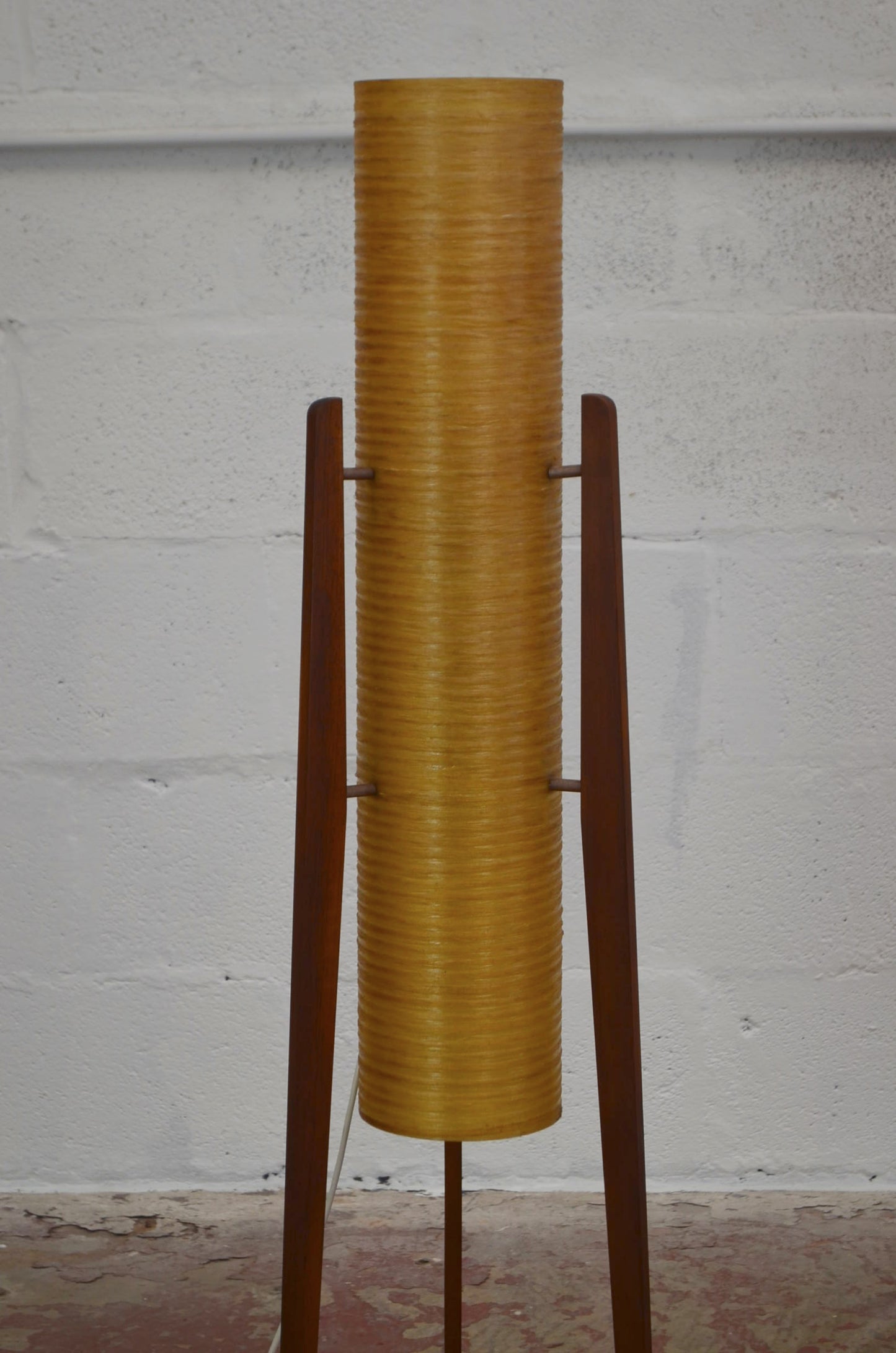 A Real Vintage Mid 20th Century 'Rocket' Tripod Floor Lamp