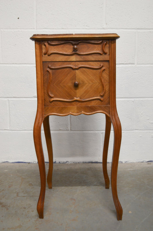 French Antique Bedside Table
