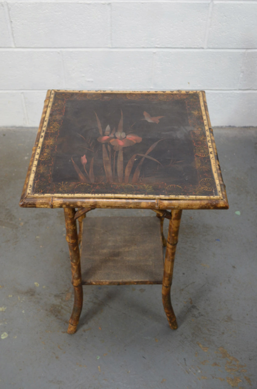 Antique Aesthetic Movement Bamboo Side Table