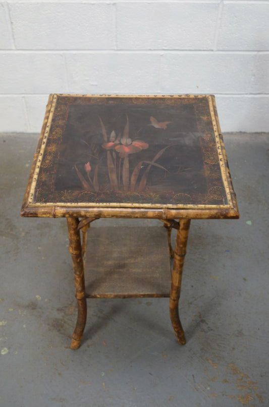 Antique Aesthetic Movement Bamboo Side Table