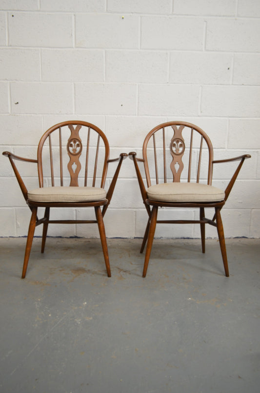 Retro Ercol Carver Dining Chairs
