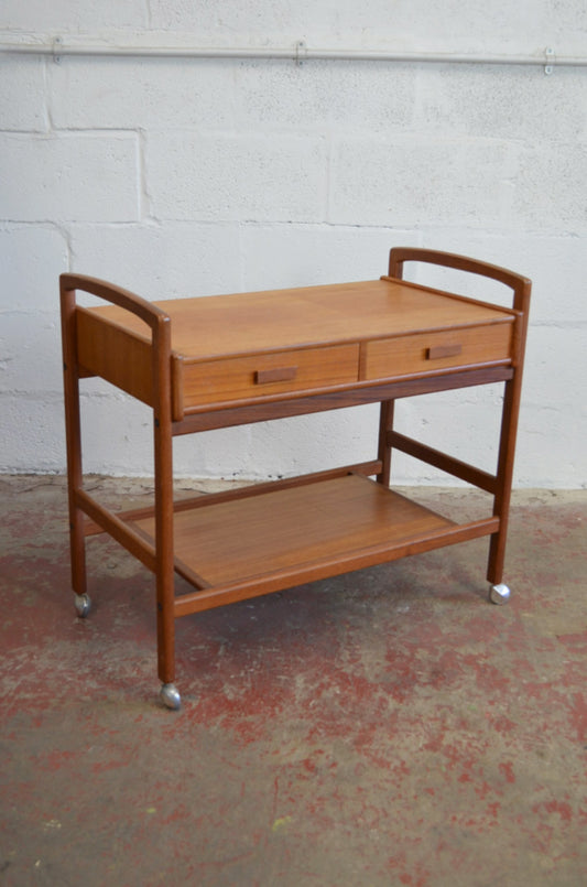 Vintage Mid Century Trolley Salling Stolefabrik