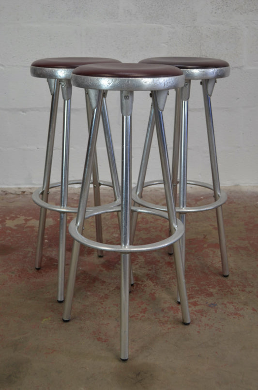 A Vintage Aluminium Stool - Joan Casas Ortinez