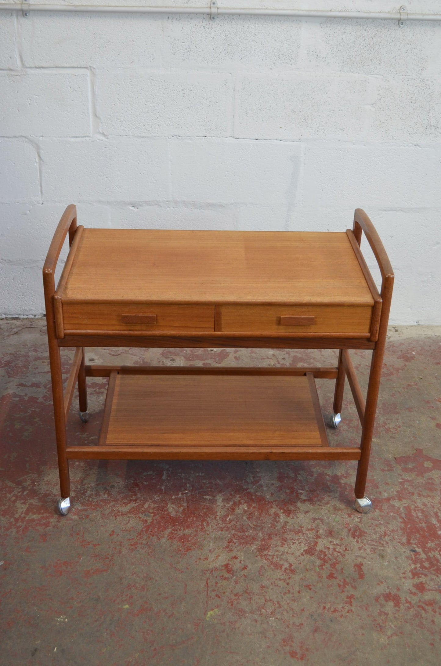Vintage Mid Century Trolley Salling Stolefabrik