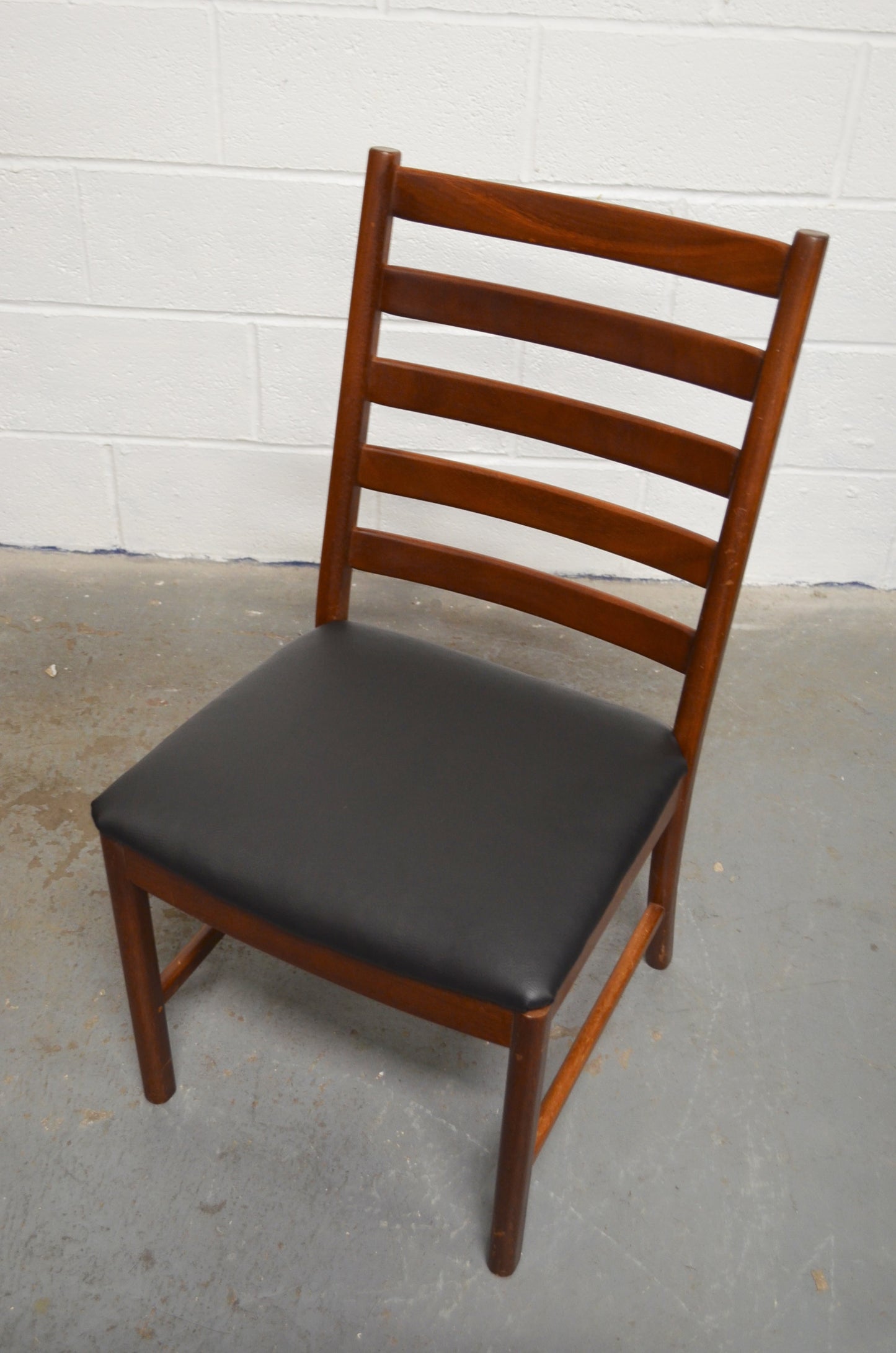 Set Of Six Vintage Dining Table Chairs