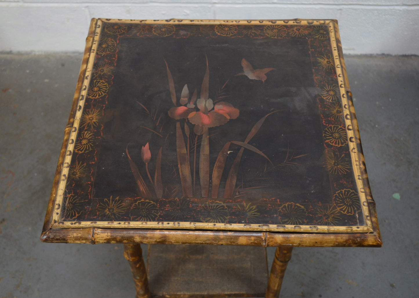 Antique Aesthetic Movement Bamboo Side Table