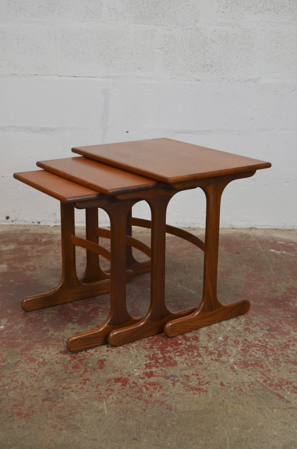Vintage Mid Century G-Plan Fresco Nest of Tables