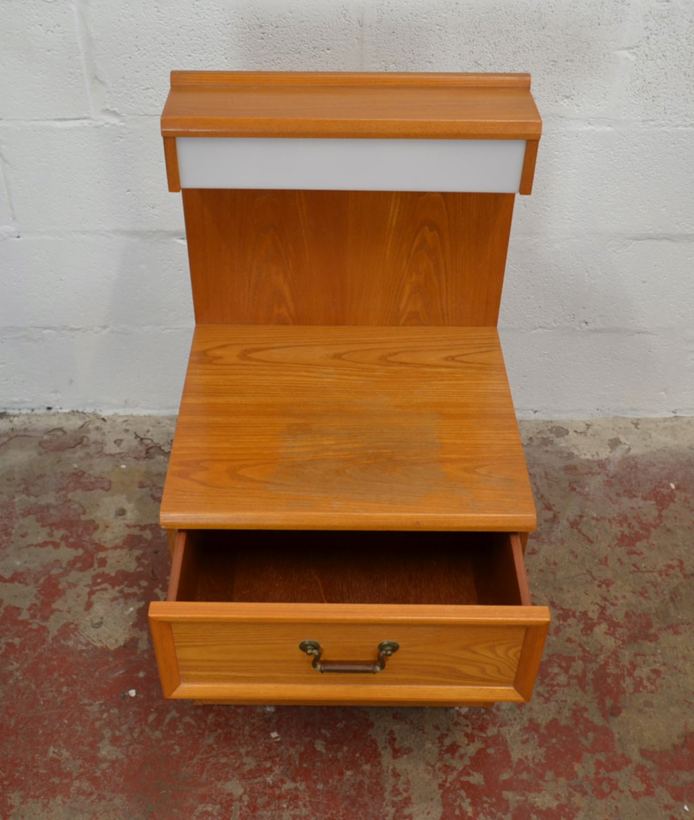 Vintage G Plan Bedside Chest Of Drawers With Lamps