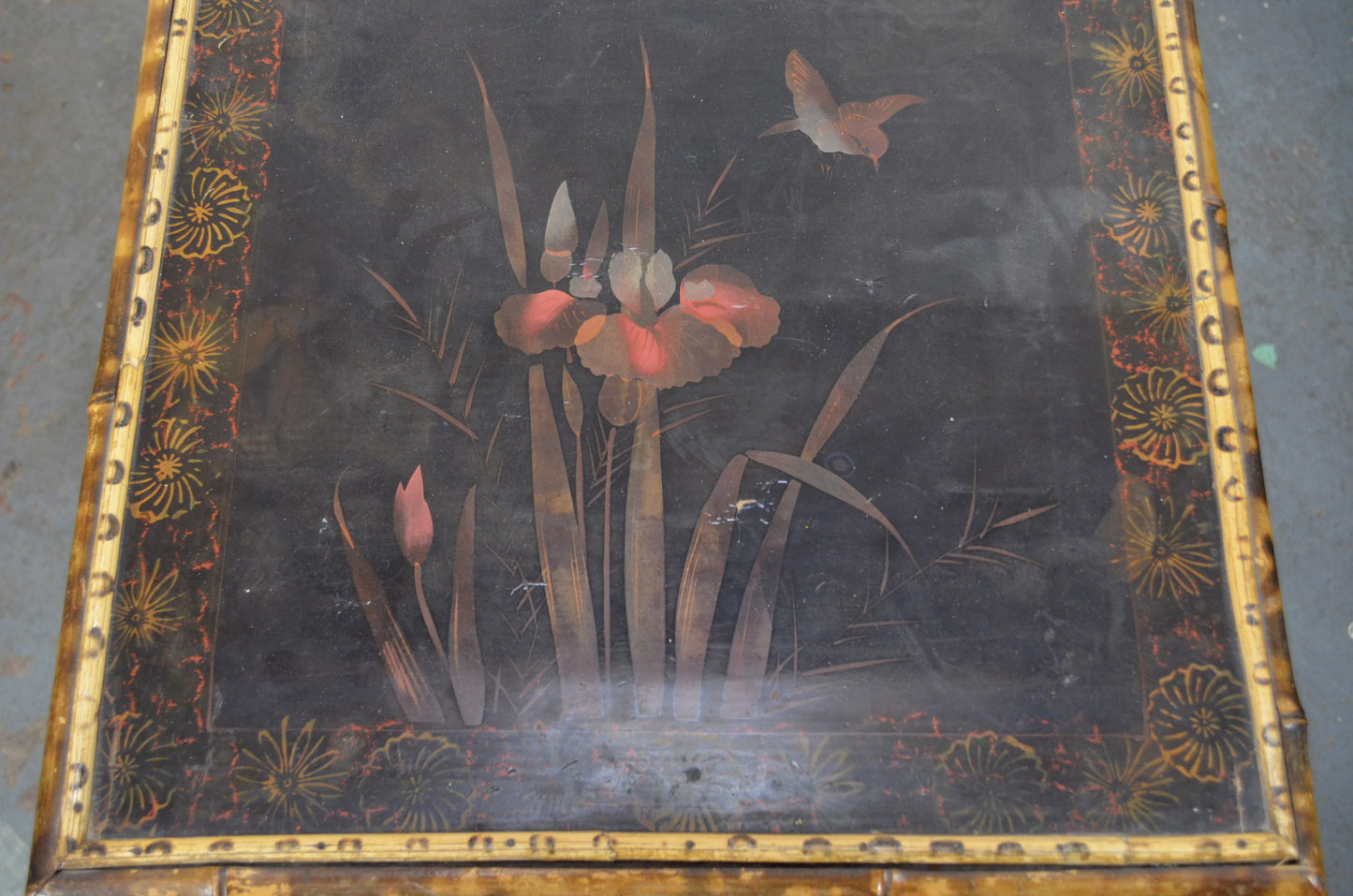 Antique Aesthetic Movement Bamboo Side Table