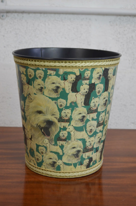 Retro Metal Waste Paper Bin