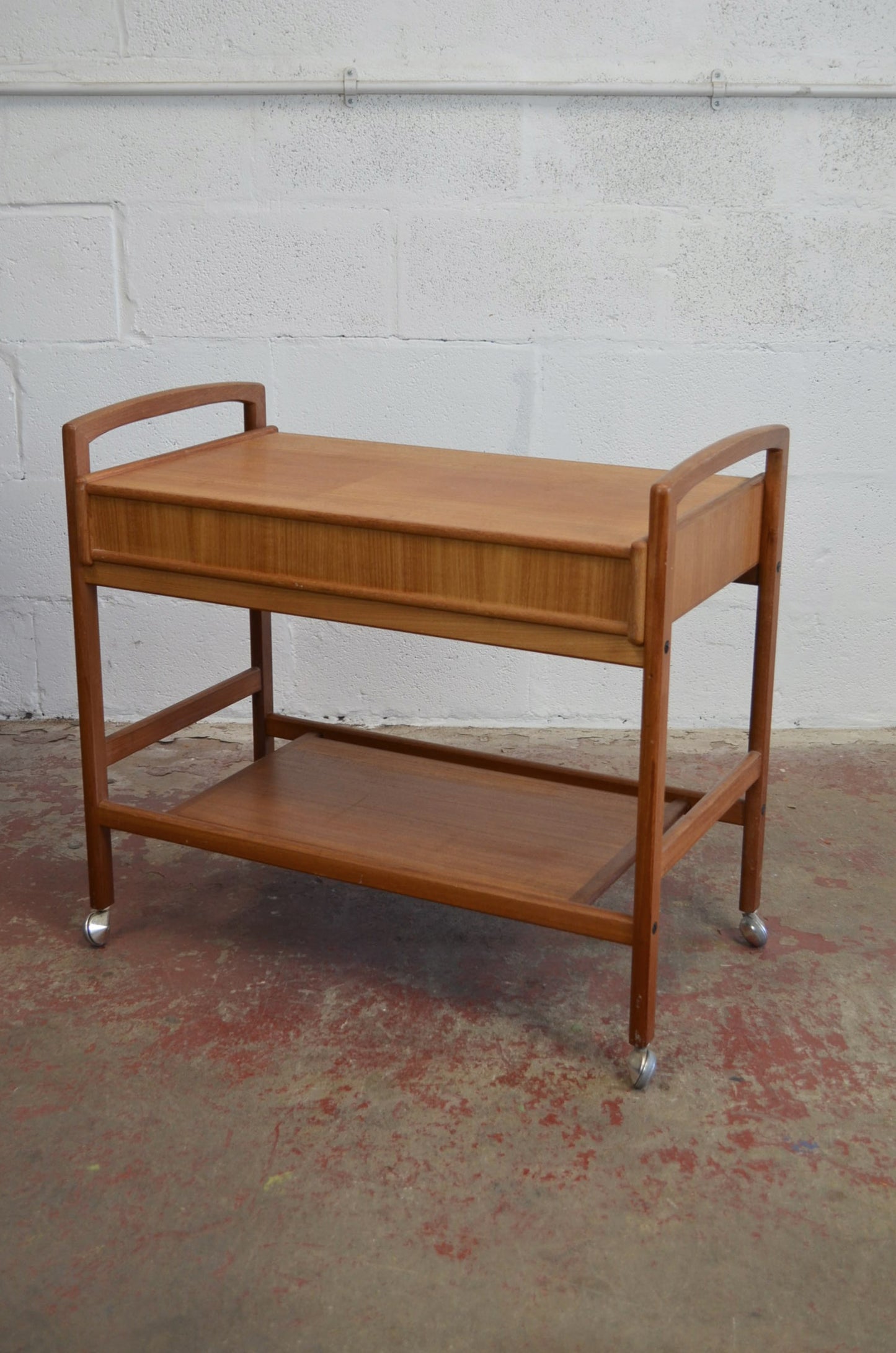 Vintage Mid Century Trolley Salling Stolefabrik