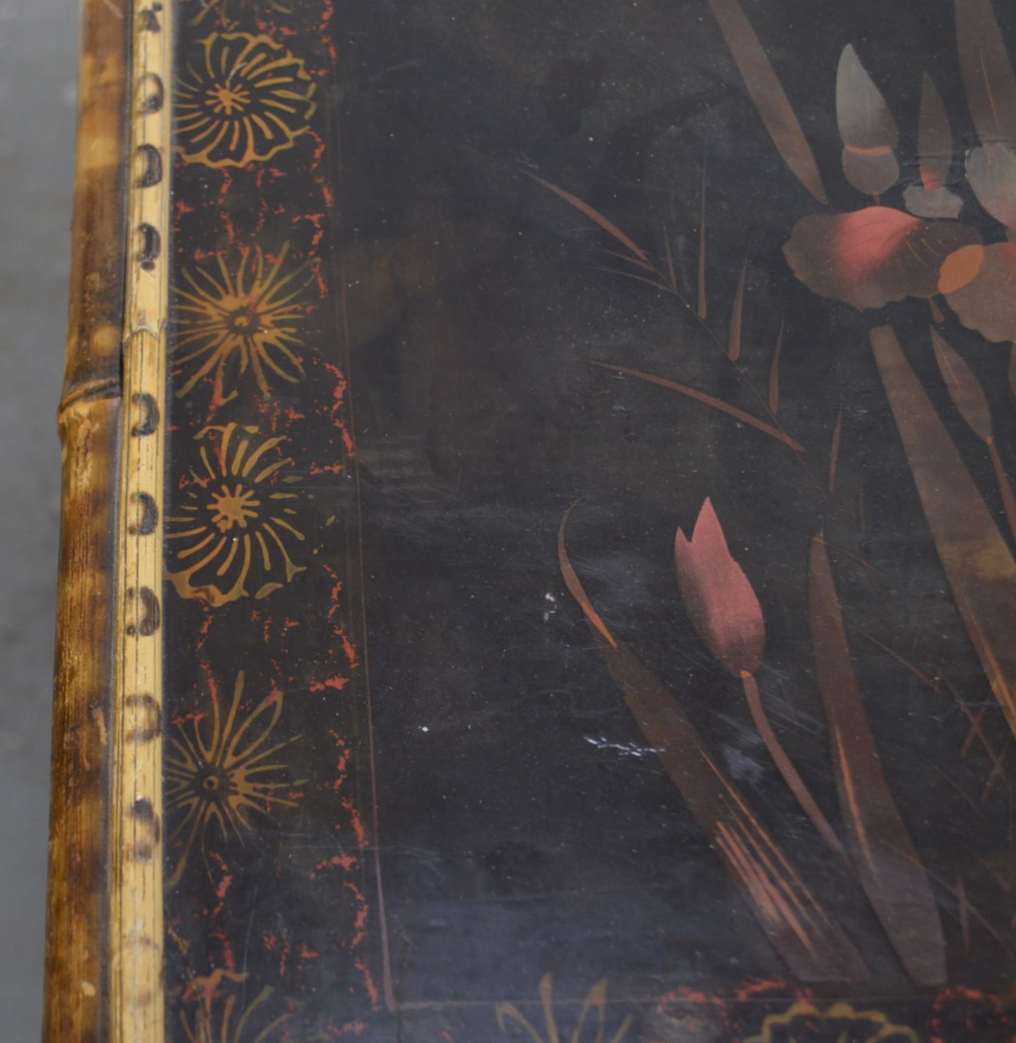 Antique Aesthetic Movement Bamboo Side Table