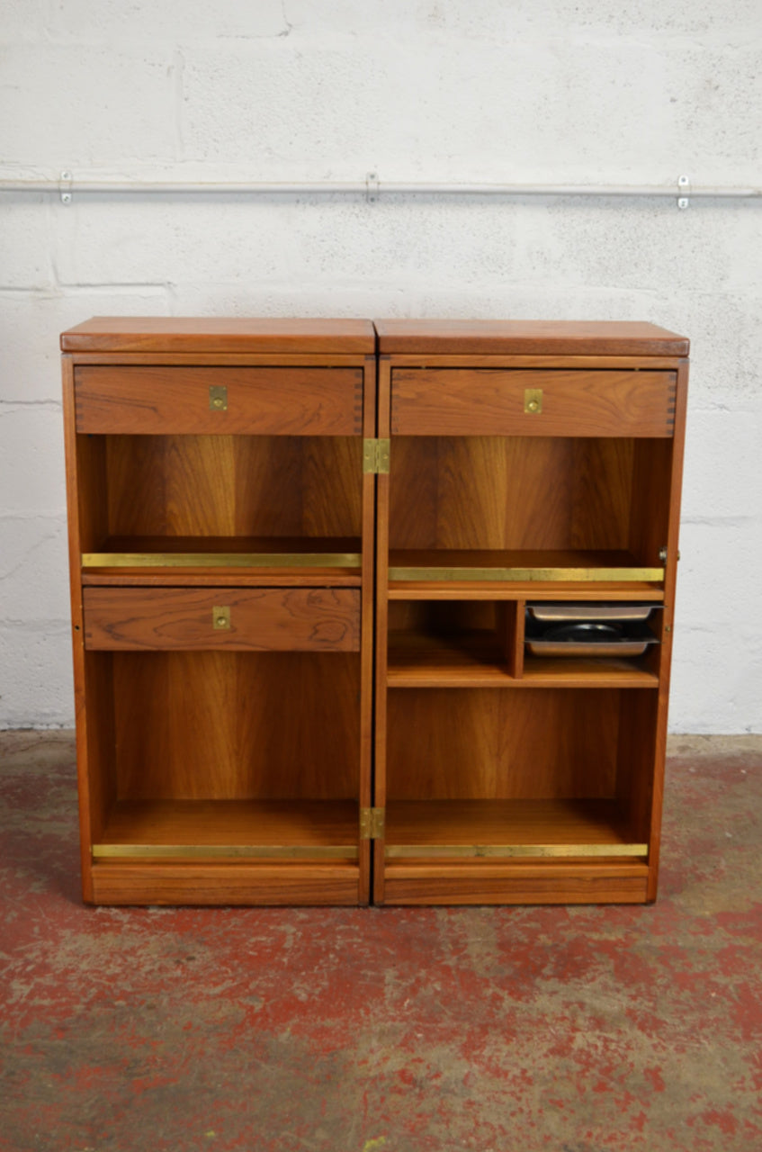 A Mid Century Metamorphic Cocktail Cabinet by Reno Wahl Iversen for Dyrlund