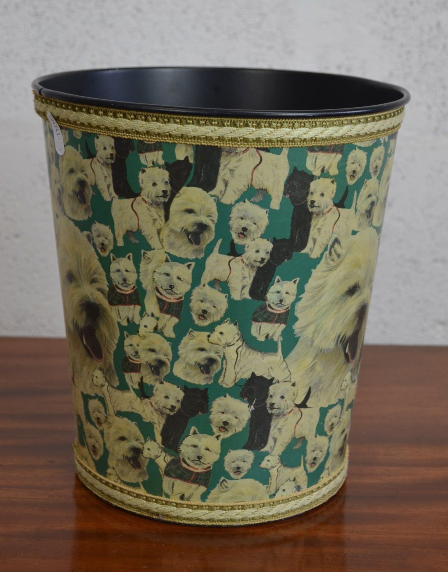 Retro Metal Waste Paper Bin