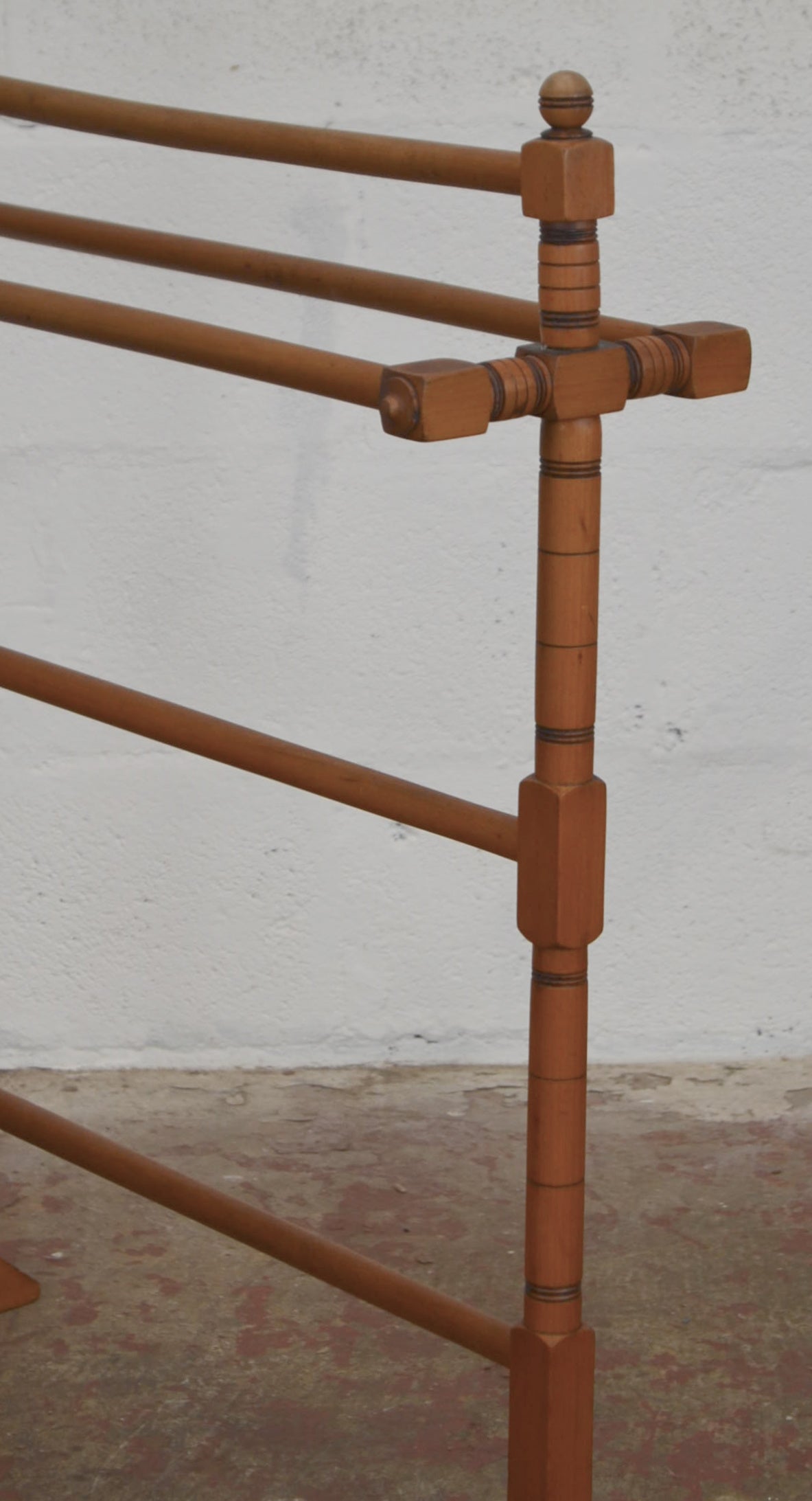 Antique Pine Towel / Clothes Stand Rail