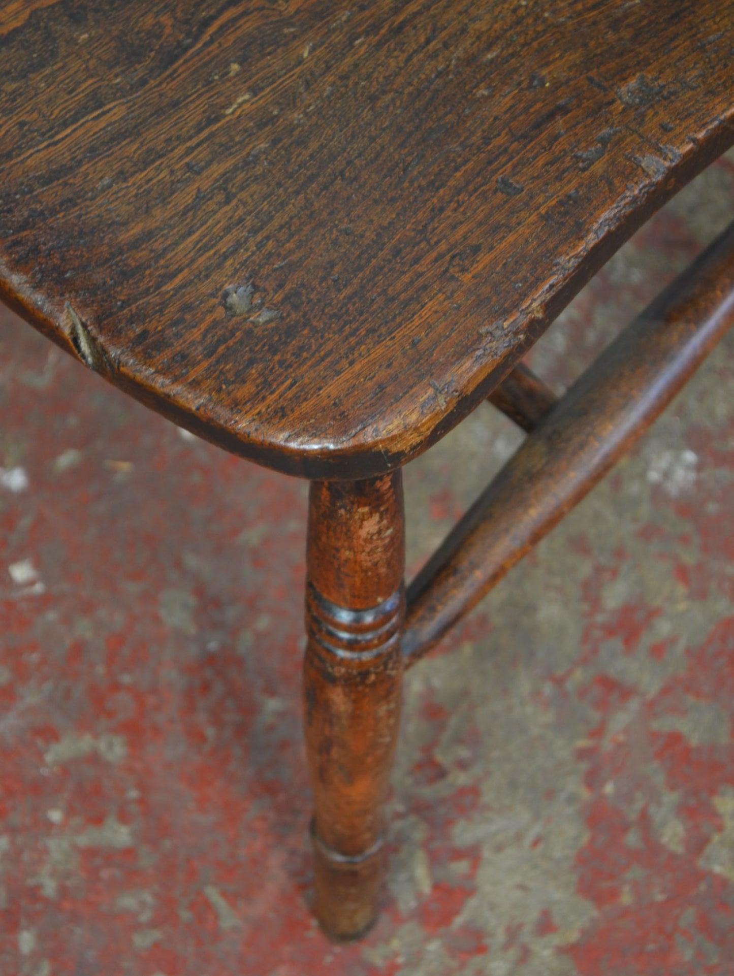 A 19th Century Farmhouse/Country Cottage Spindle Back Chair