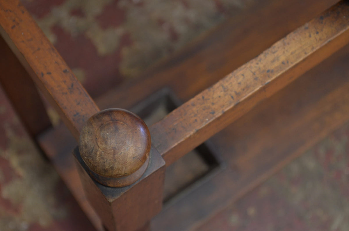 An Antique Oak Victorian Hall Stand