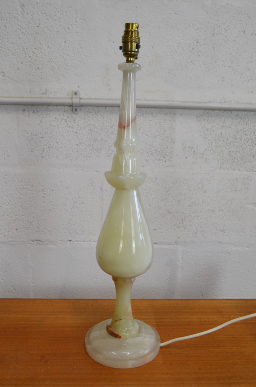 A Vintage Onyx Table Lamp