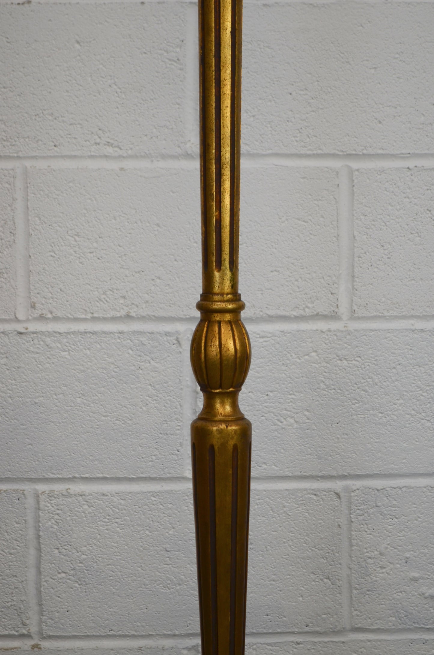 Vintage 20th Century Gilt Floor Lamp