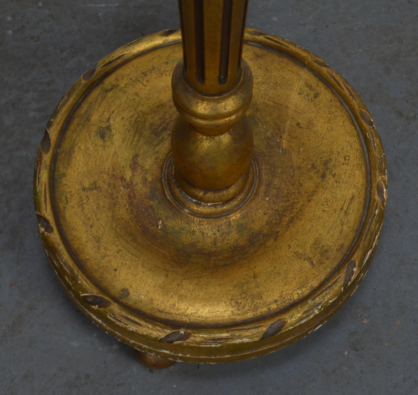 Vintage 20th Century Gilt Floor Lamp