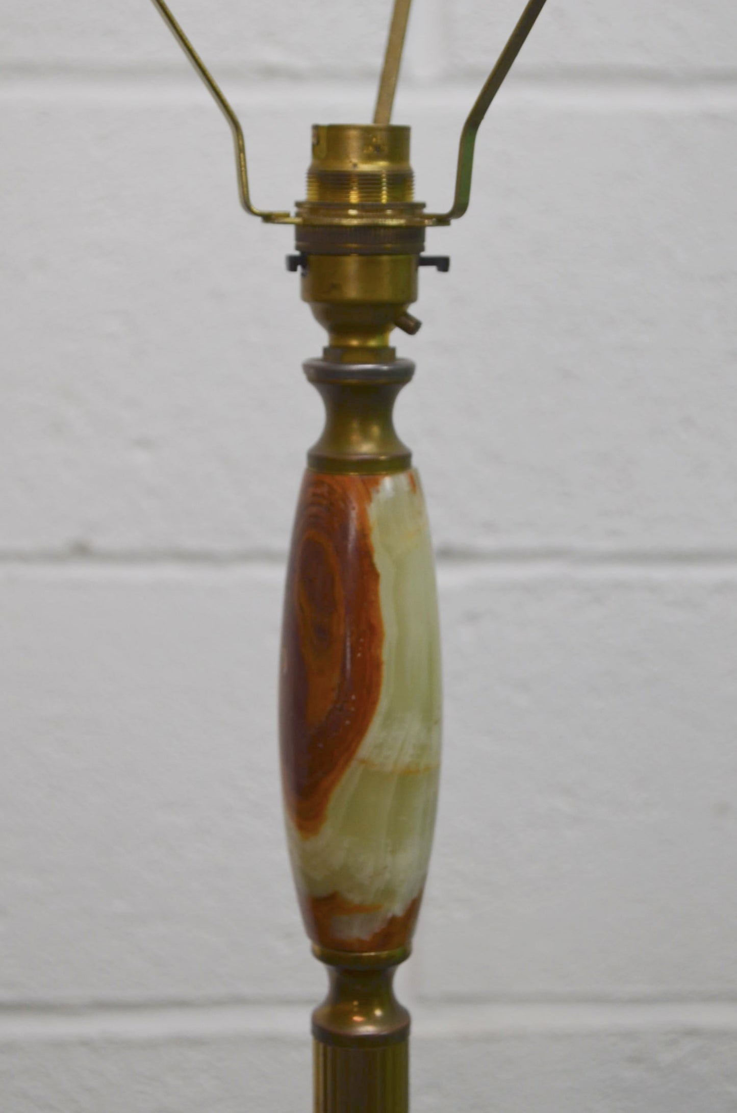 Antique Style Onyx Floor Lamp