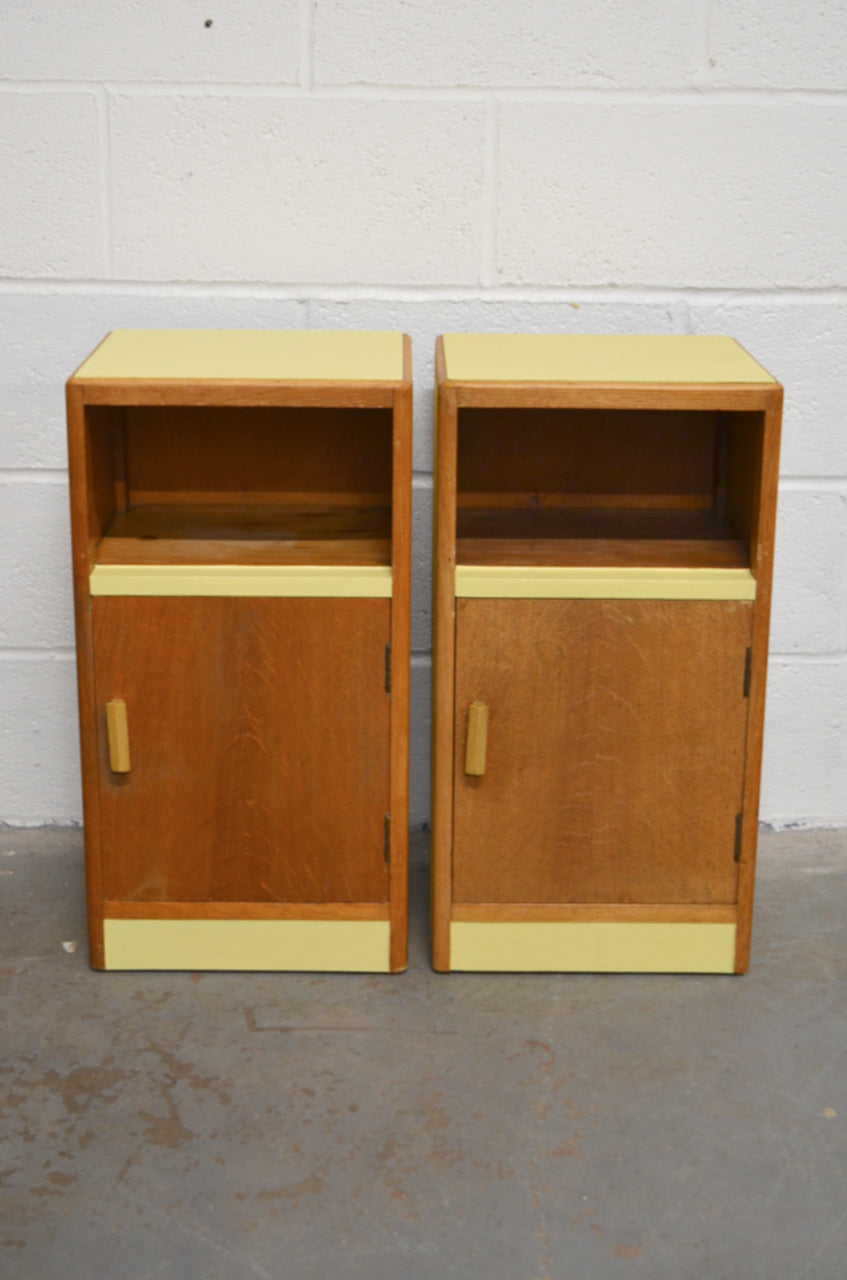 A Pair Of Mid Century Bedside Cabinets