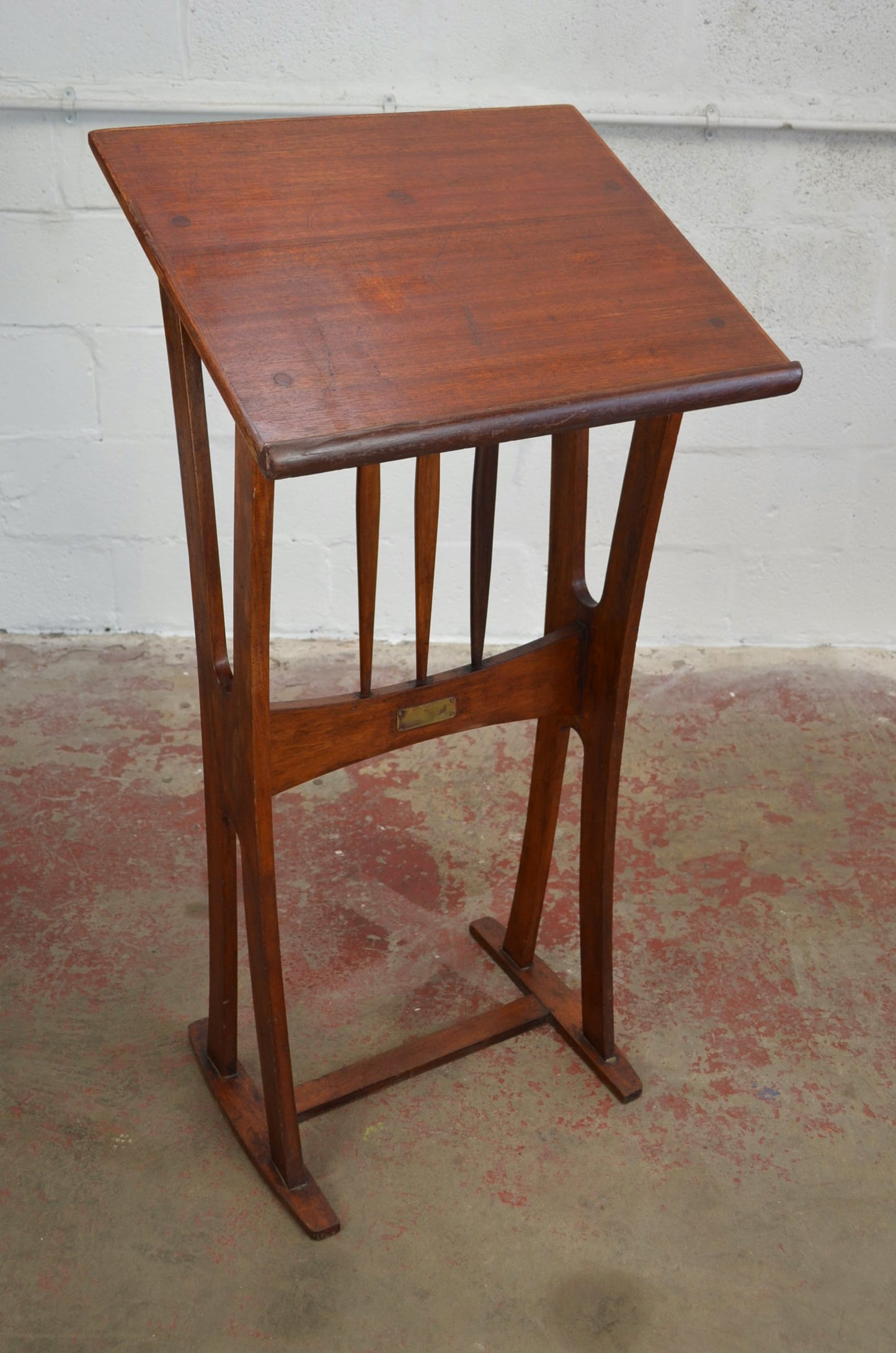 Vintage Mahogany Reading Stand/Lectern