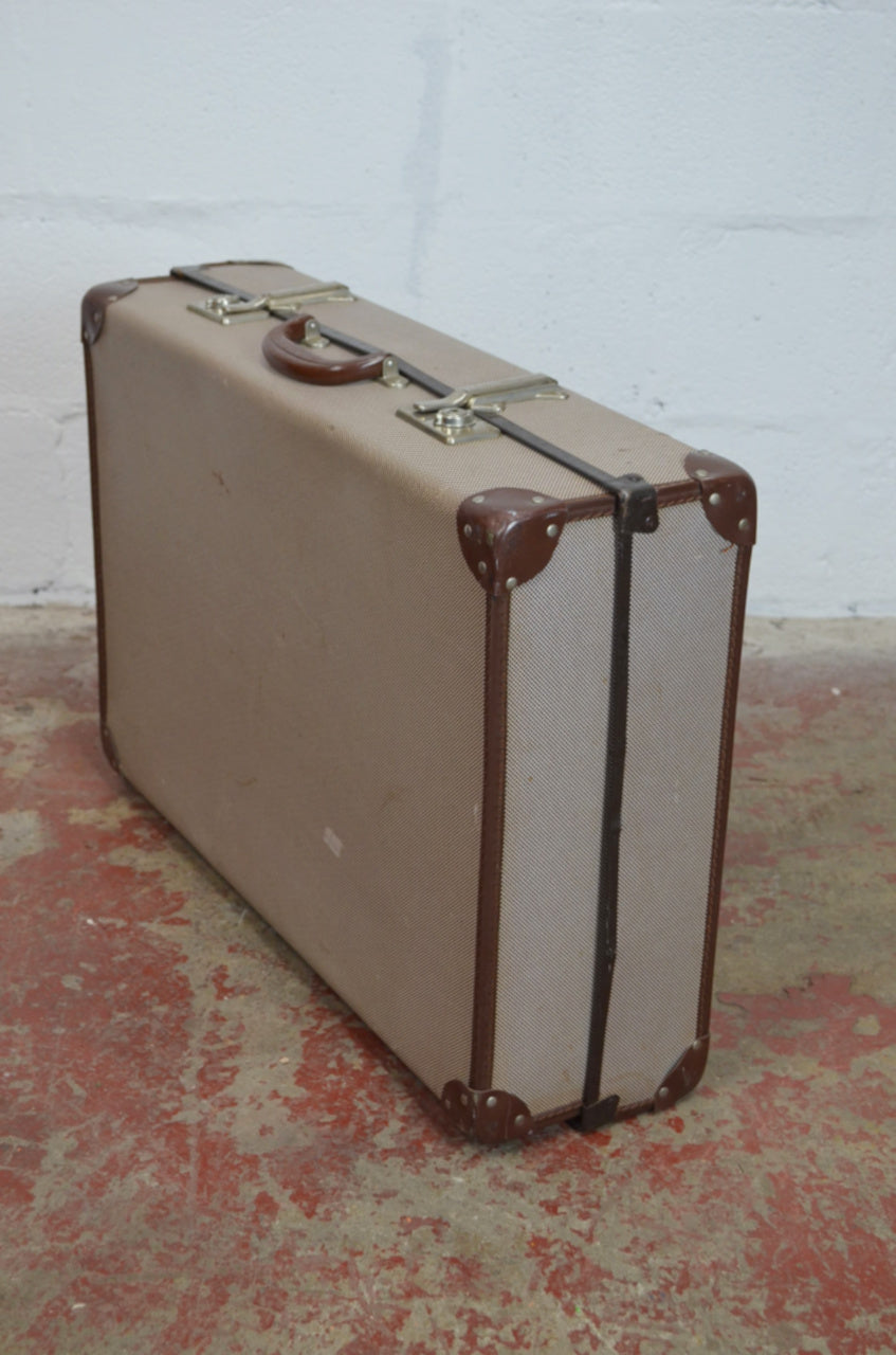 A Vintage Grey Suitcase