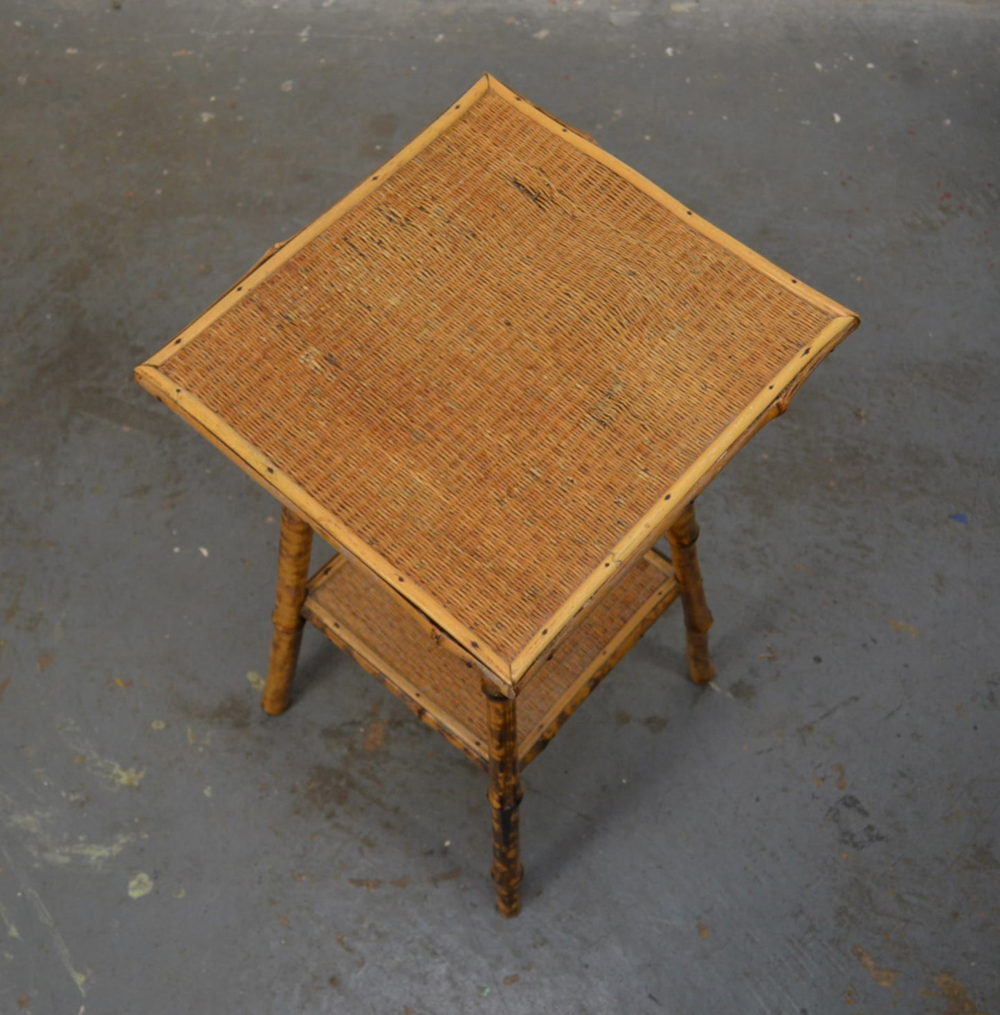 Antique Aesthetic Movement Bamboo Side Table