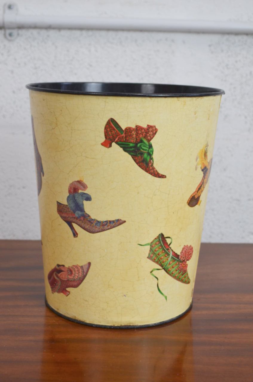 Retro Metal Waste Paper Bin
