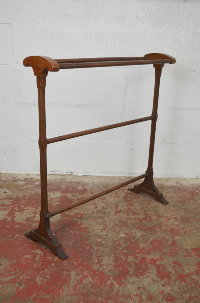 Antique Towel / Clothes Rail - Three Supports