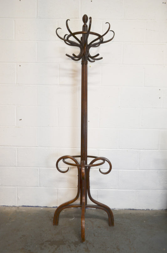 Vintage Bentwood Thonet Manner Coat Stand