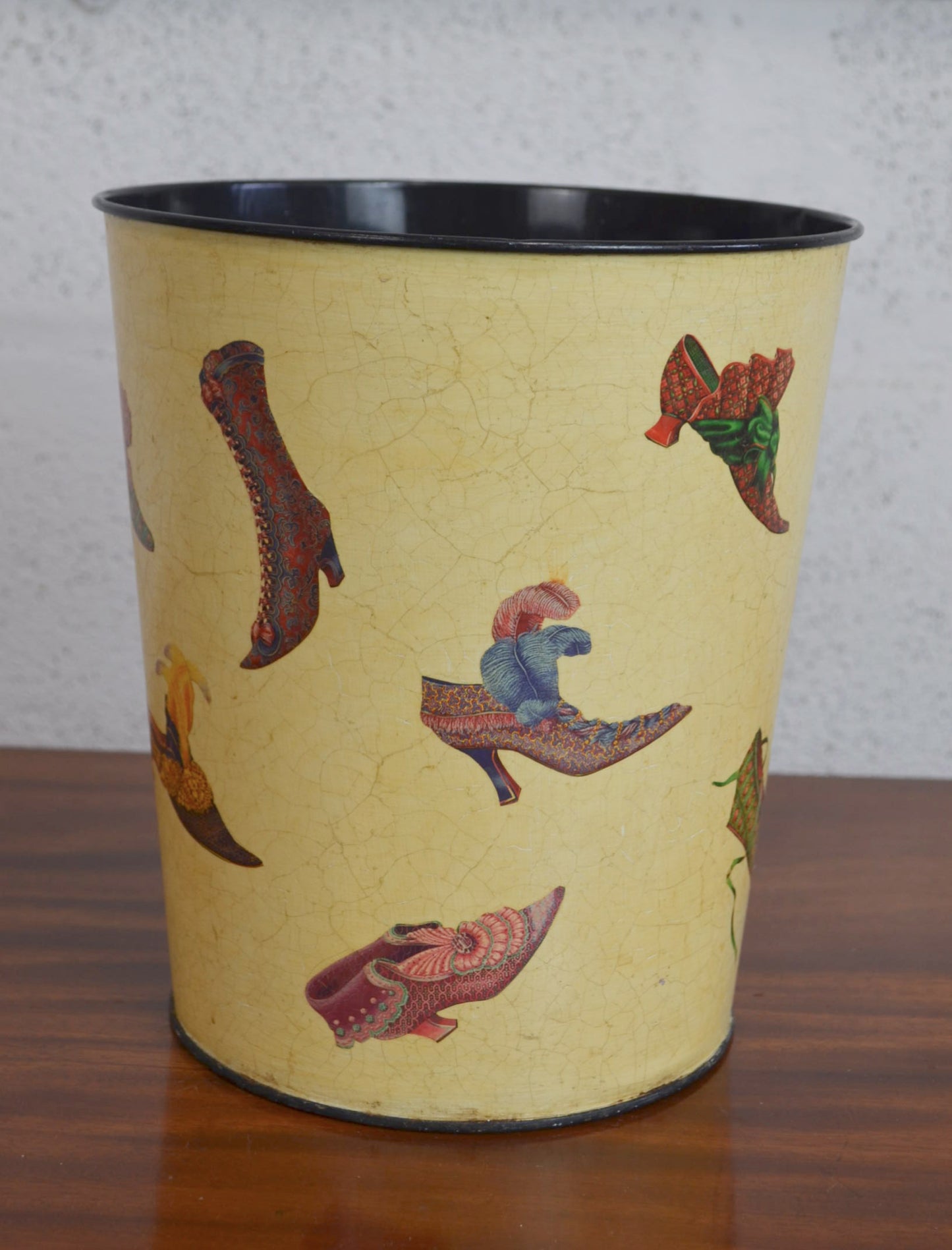 Retro Metal Waste Paper Bin