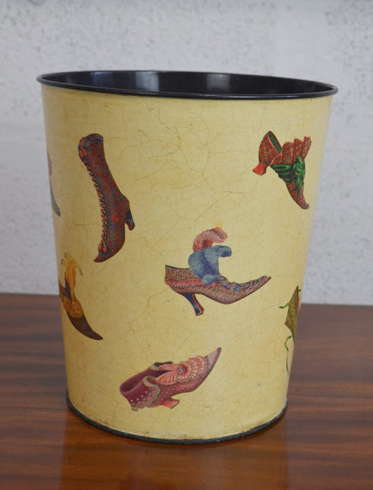 Retro Metal Waste Paper Bin