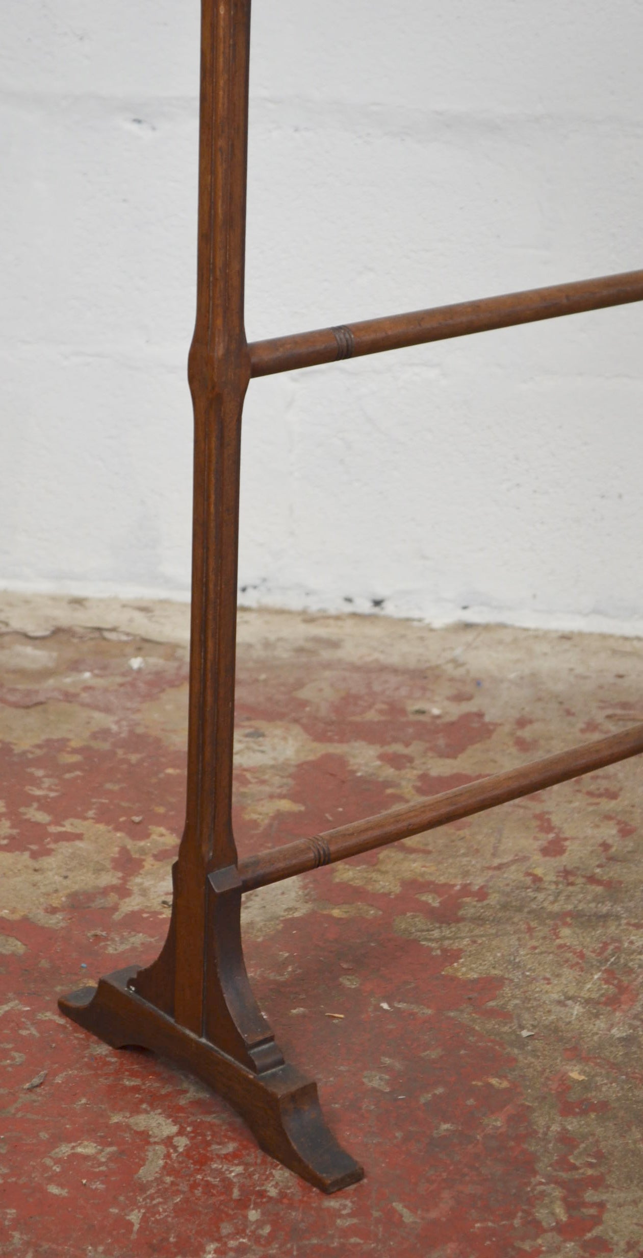 Antique Towel / Clothes Rail - Three Supports