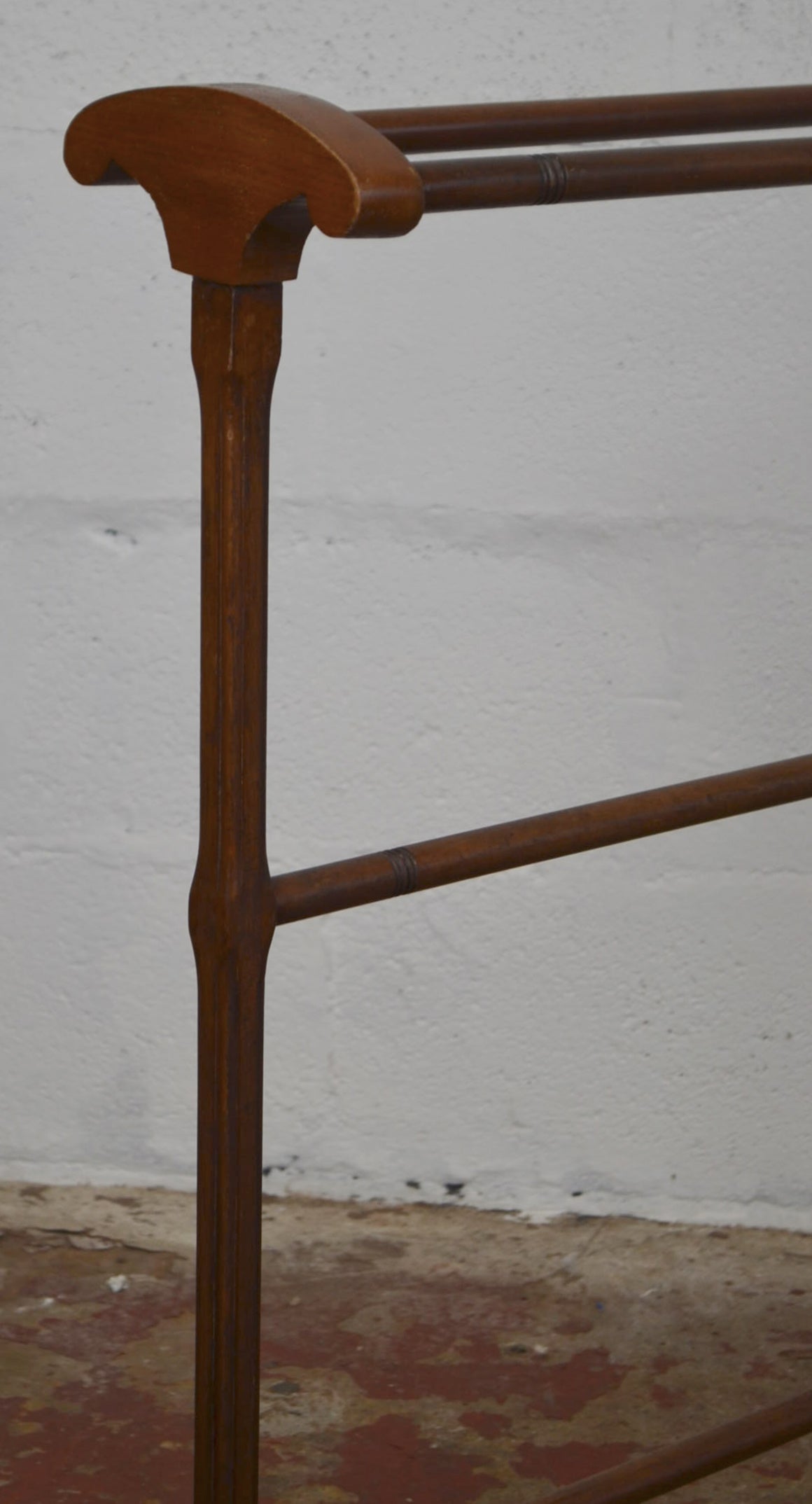 Antique Towel / Clothes Rail - Three Supports