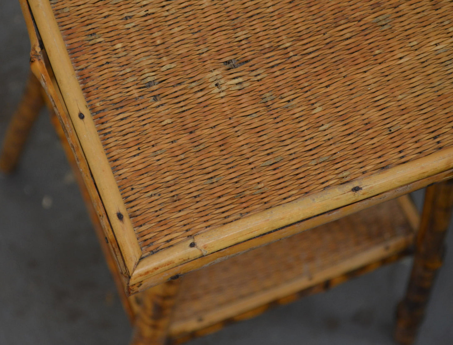 Antique Aesthetic Movement Bamboo Side Table