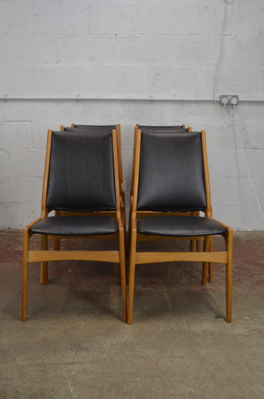 Set Of Six Vintage Dining Chairs By Anderstrup Mobelfabrik