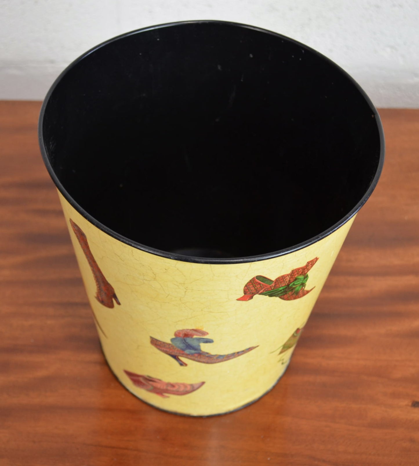 Retro Metal Waste Paper Bin