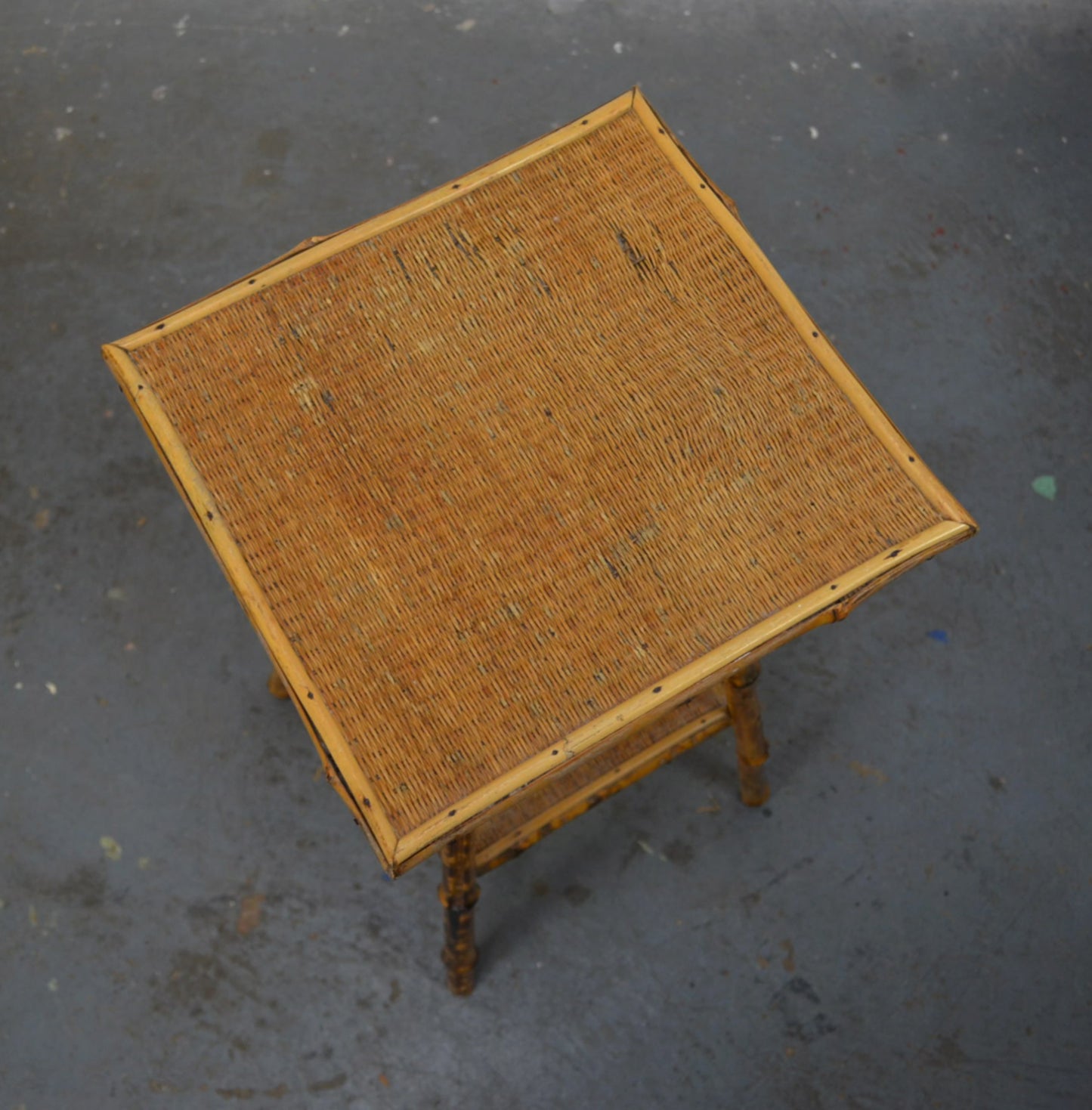 Antique Aesthetic Movement Bamboo Side Table