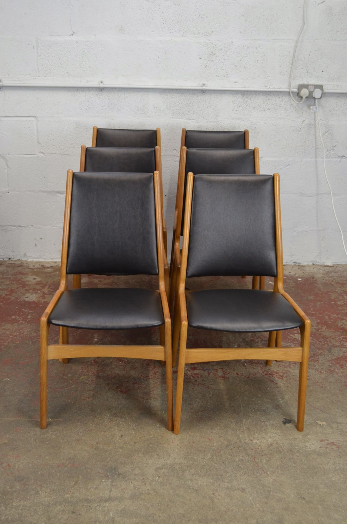 Set Of Six Vintage Dining Chairs By Anderstrup Mobelfabrik