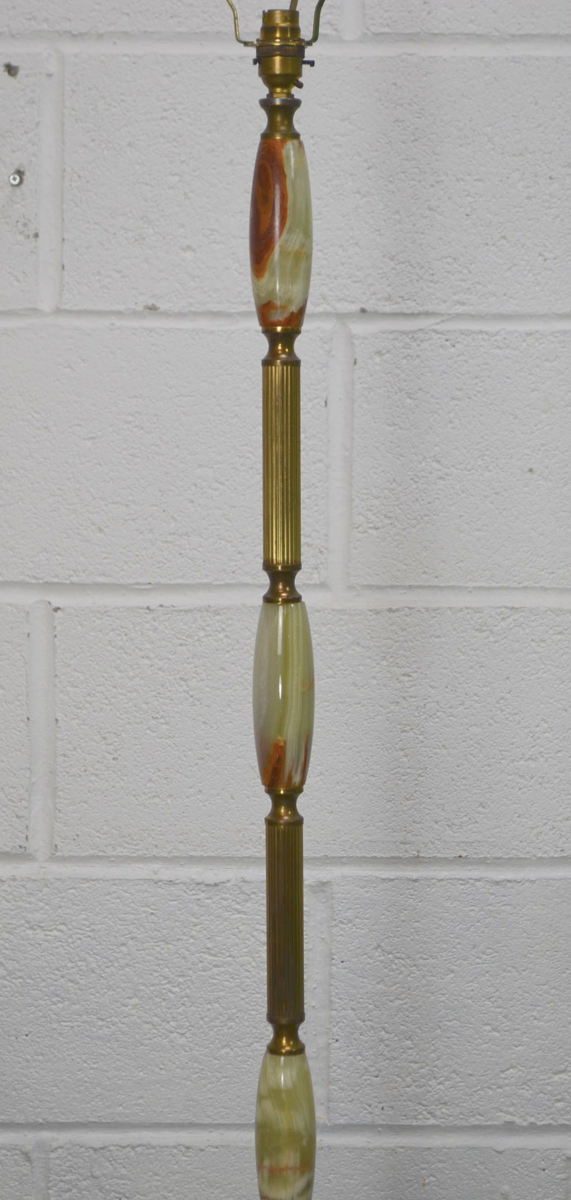 Antique Style Onyx Floor Lamp