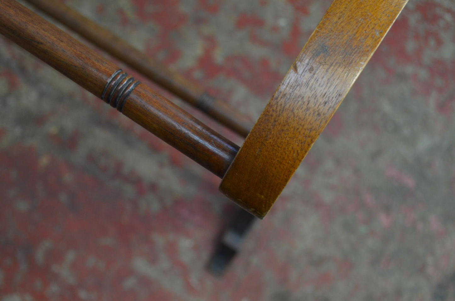 Antique Towel / Clothes Rail - Three Supports