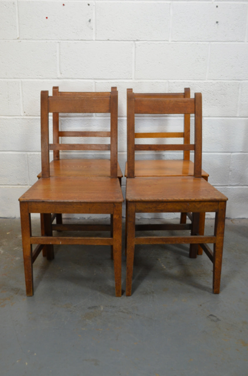 Reserved A Set Of Four Georgian Dining Chairs