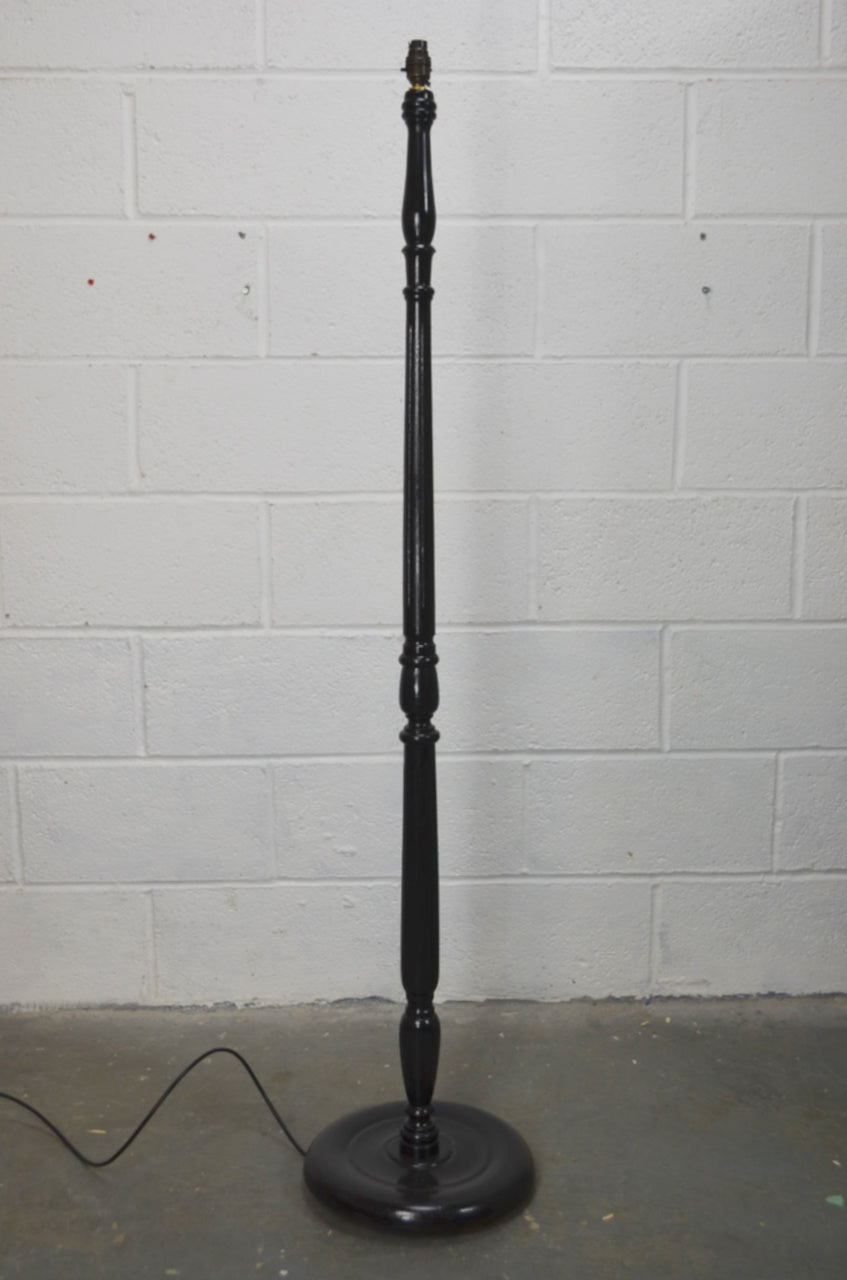 Vintage Ebonised Floor Lamp (J1)