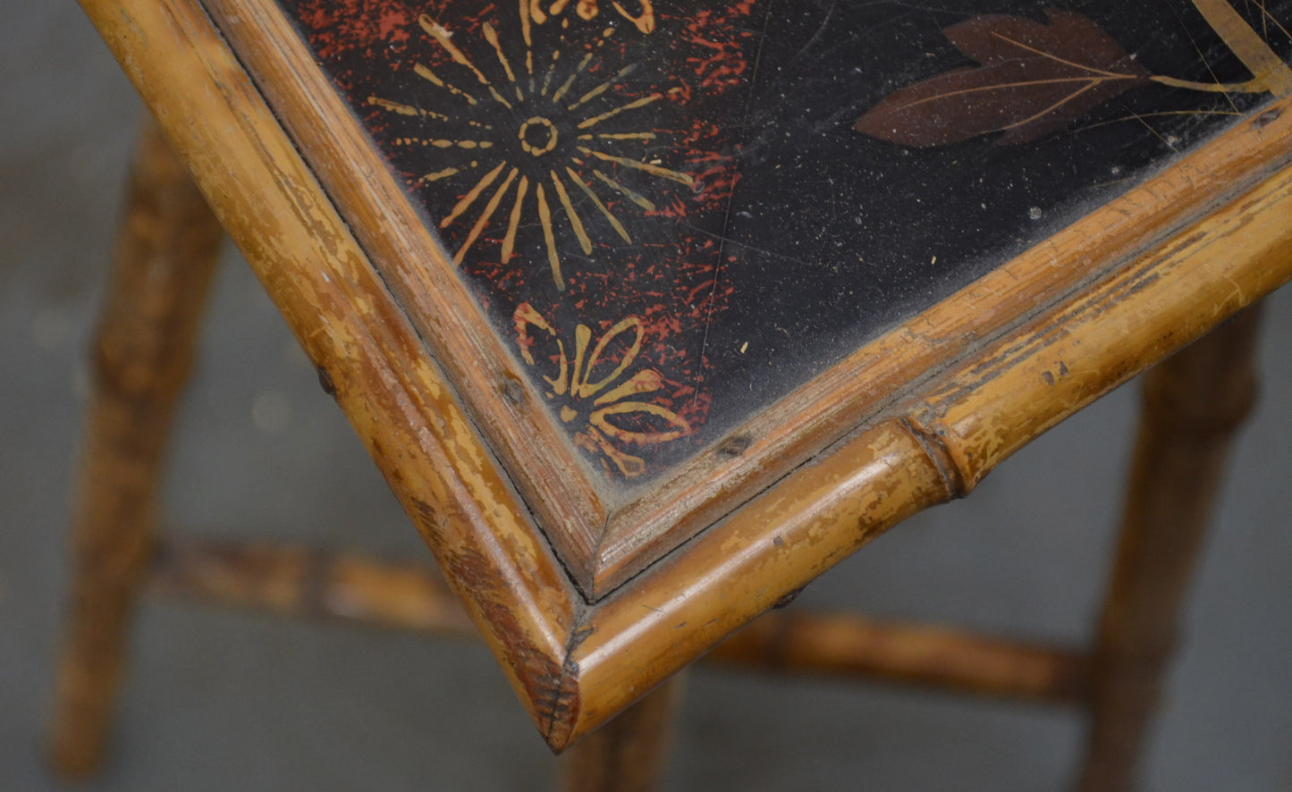 Antique Aesthetic Movement Bamboo Side Table