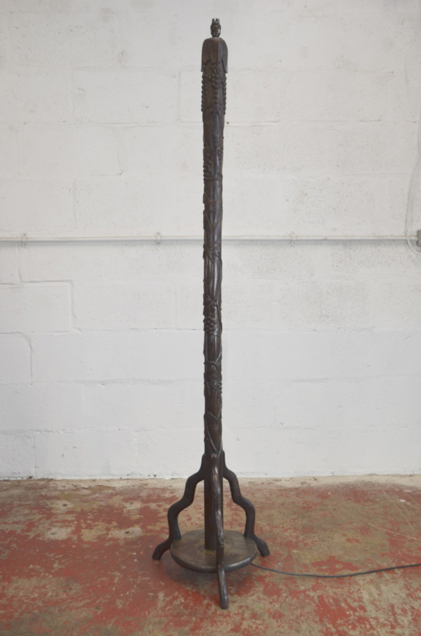 Vintage Chinoiserie Floor Lamp