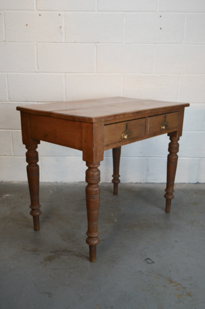 19th Century Solid Oak Desk